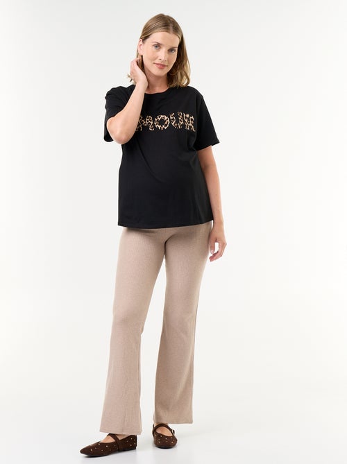 Legging bootcut de maternité - Kiabi