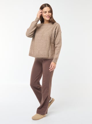 Legging bootcut de maternité