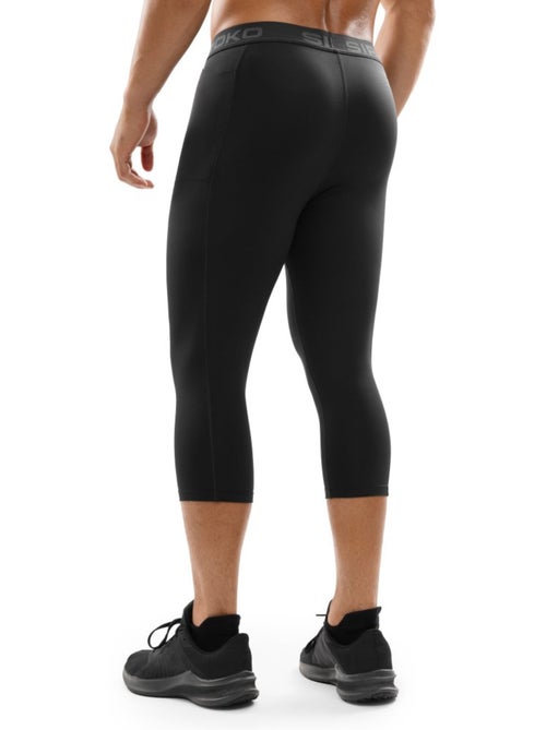 Legging capri sport homme fitness homme enlli - Kiabi