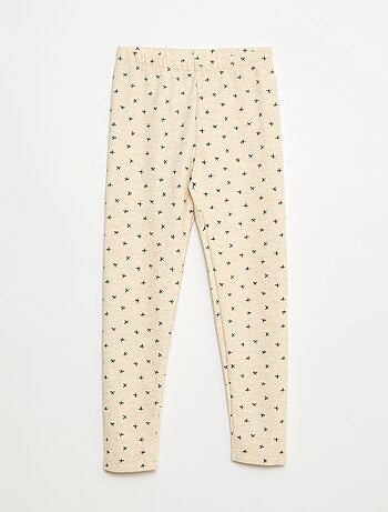 Legging chaud imprimé intérieur velours