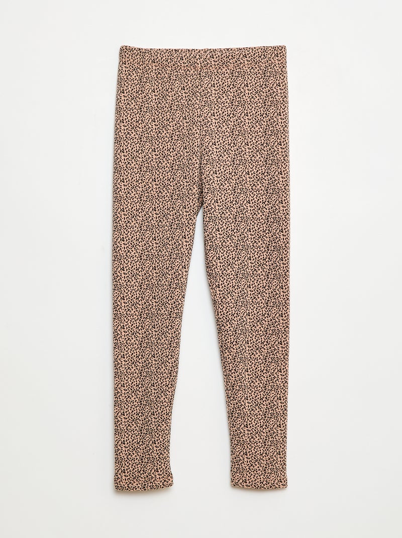 Legging chaud imprimé intérieur velours Léopard - Kiabi