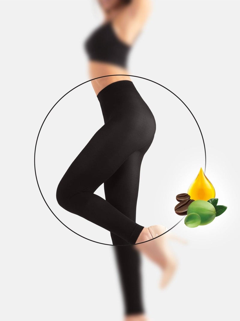 Legging confort avec actifs minceur Noir - Kiabi