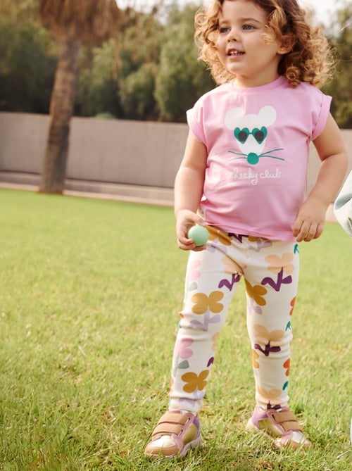 Legging côtelé à motif - Grafik Edition - Kiabi
