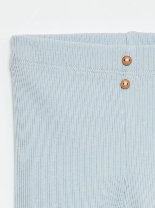 Legging côtelé avec boutons - Kiabi Legging côtelé avec boutons - Kiabi