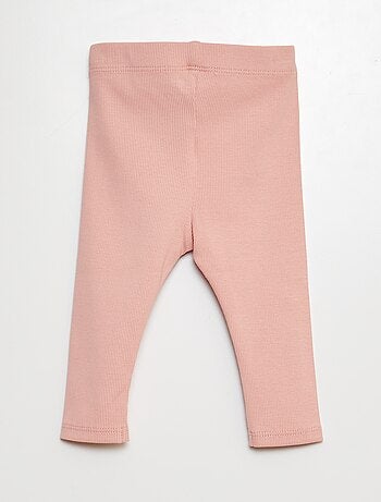 Legging côtelé avec boutons