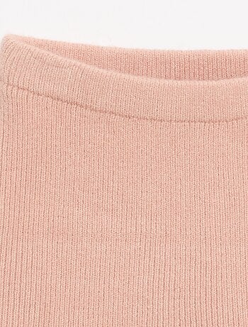 Legging côtelé avec boutons