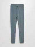 Legging côtelé Bleu - Kiabi