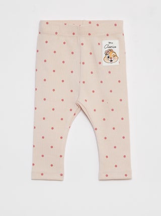 Legging côtelé imprimé 'Claris'