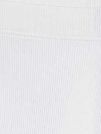 Legging court côtelé