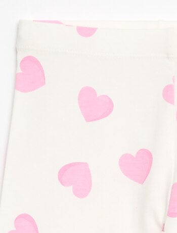 Legging court imprimé