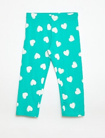 Legging court imprimé
