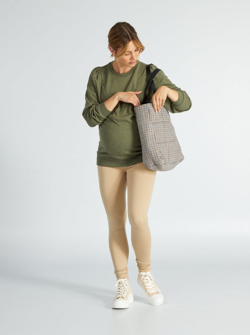 Legging de maternité Beige - Kiabi