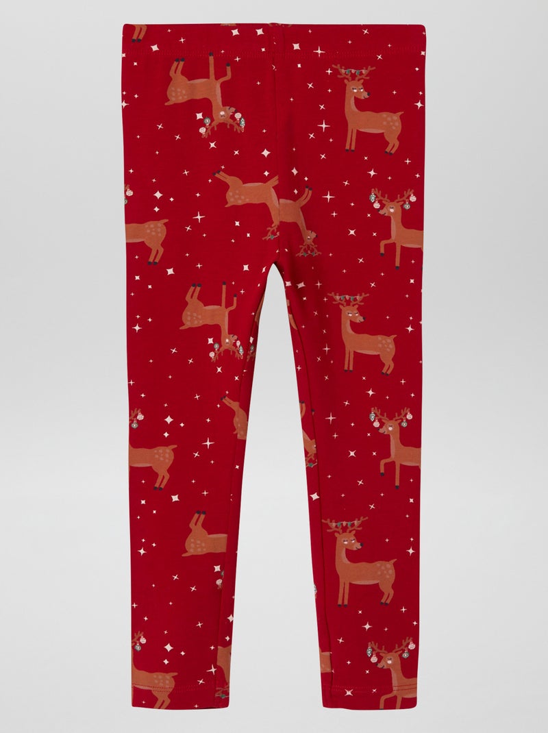 Legging de noël Rouge - Kiabi