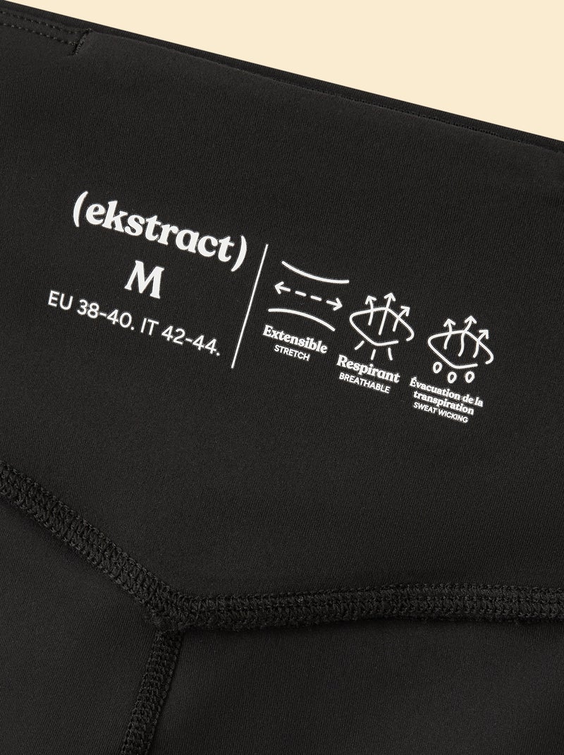 Legging de sport 7/8 - (ekstract) Noir - Kiabi