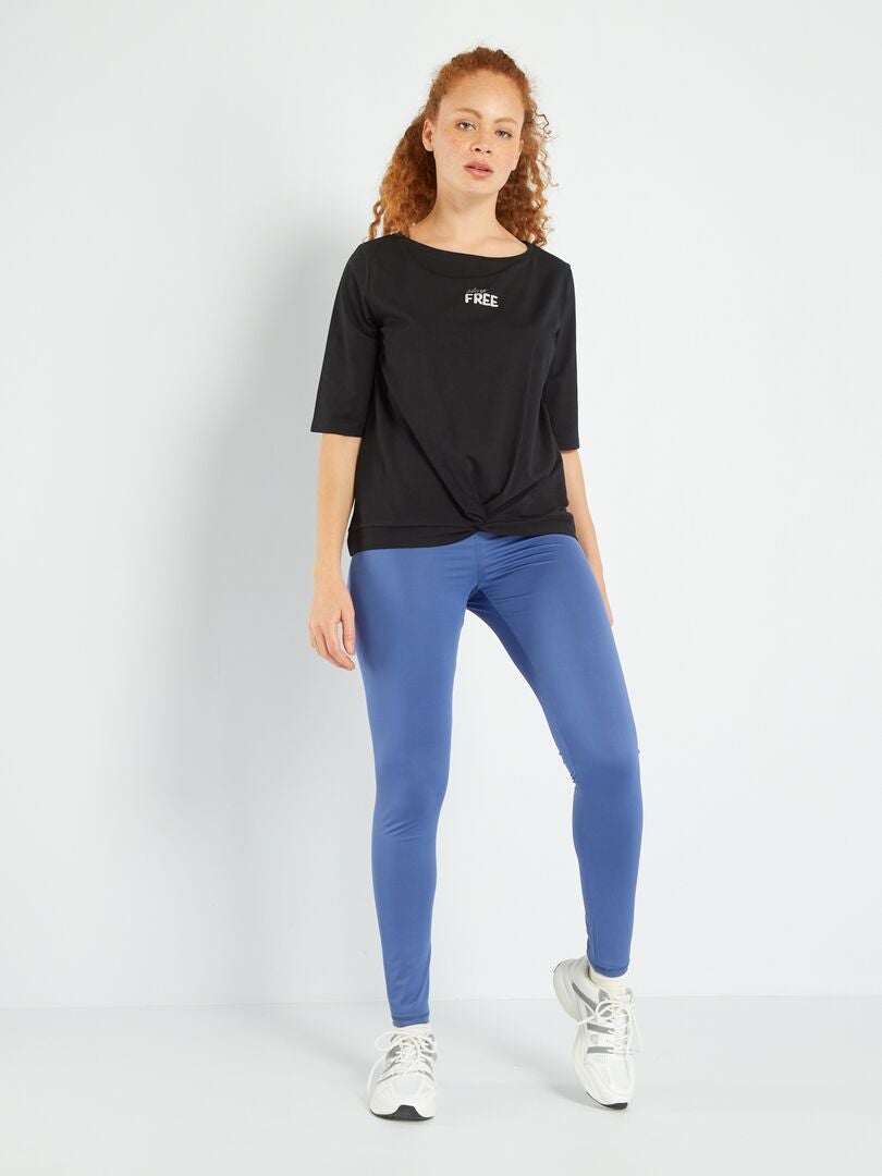 Legging Sport Leggings Ocean Plus Pour Fille - Respirants, Stretch, Impression Numérique - Pour Yoga, Fitness, Quotidien Legging UV Protection