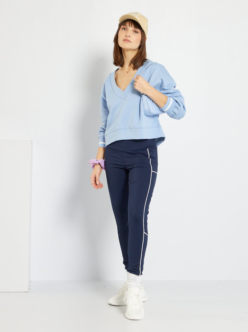Legging de sport bleu marine - Kiabi