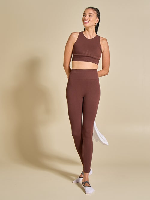 Legging de sport en rib - (ekstract) - Kiabi Legging de sport en rib - (ekstract) - Kiabi