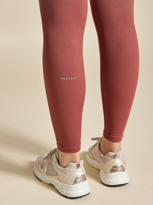 Legging de sport en rib sans coutures - (ekstract) - Kiabi