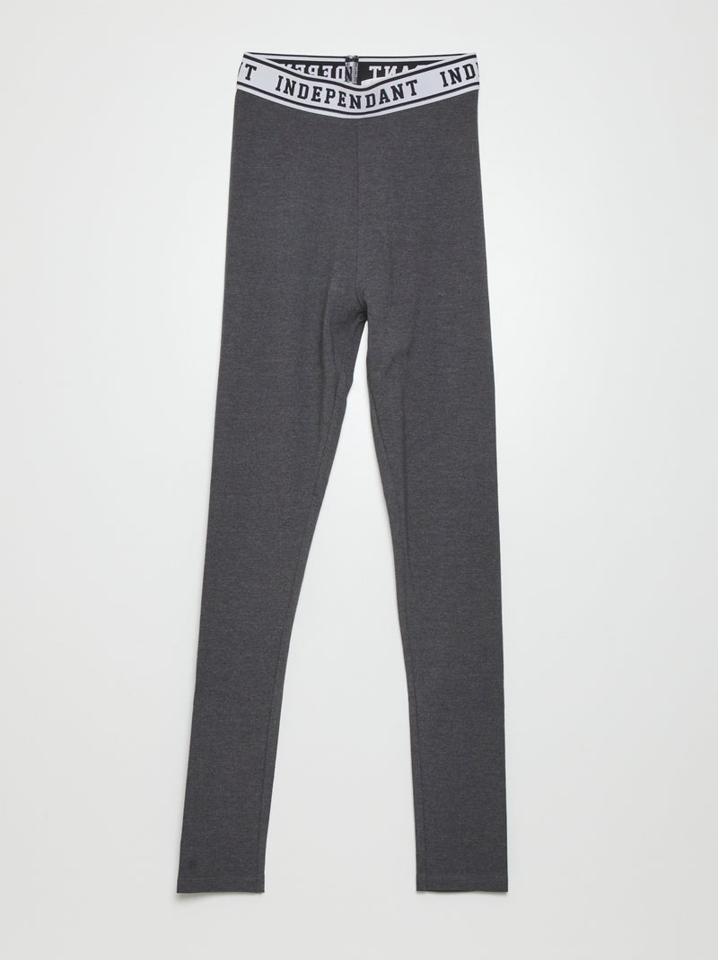 Legging de sport Gris - Kiabi
