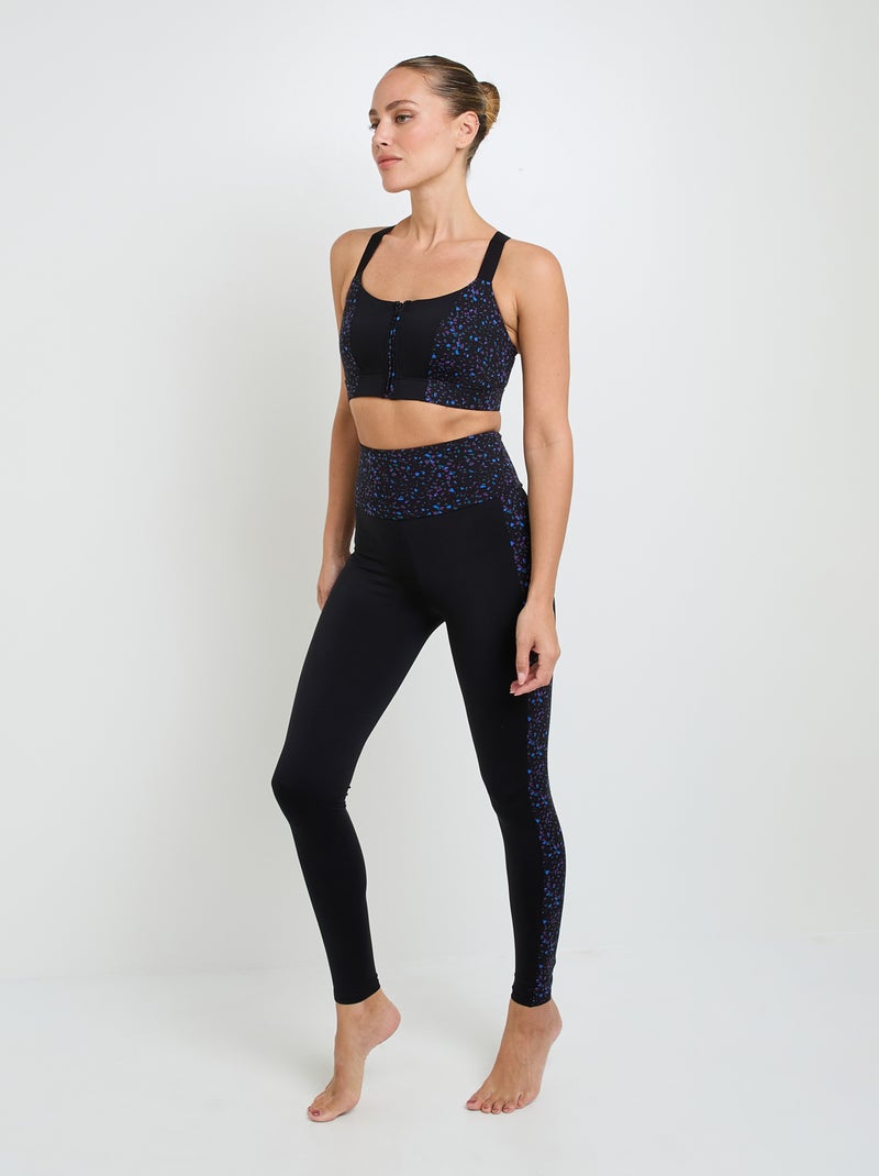 Legging de sport Hypnotic - RougeGorge Lingerie Noir Multicolore - Kiabi