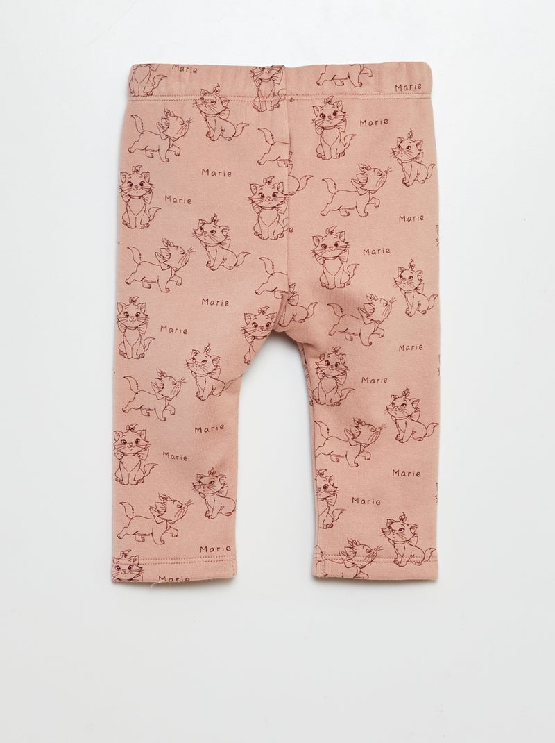 Legging 'Disney' en molleton léger 'Marie' Rose - Kiabi