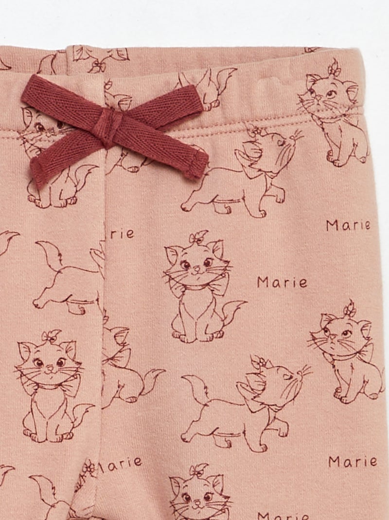 Legging 'Disney' en molleton léger 'Marie' Rose - Kiabi