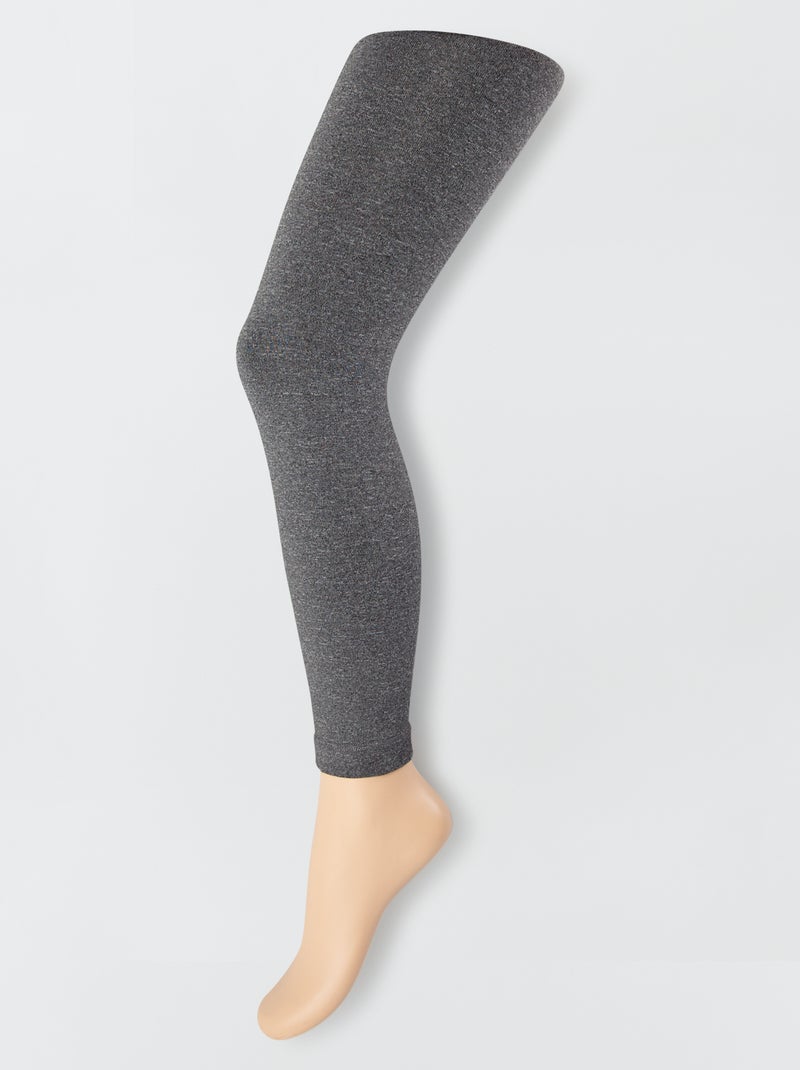 Legging doublé polaire Gris foncé - Kiabi