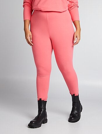 Soldes Legging femme legging simili cuir Femme rose Kiabi