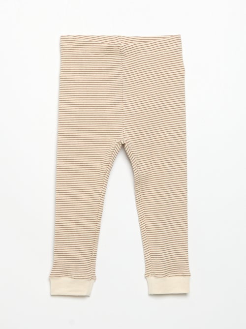 Legging en maille côtelée - Kiabi