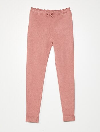 Pantalon chaud en molleton doublé - rose - Kiabi - 8.00€
