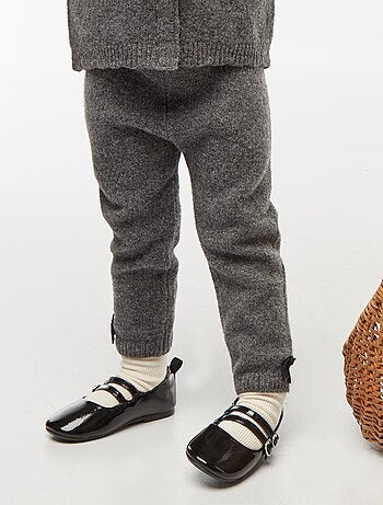 Legging en maille tricot