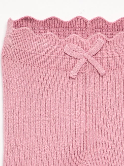 Legging en tricot avec nœud à la taille - Kiabi Legging en tricot avec nœud à la taille - Kiabi