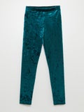 Legging en velours Vert - Kiabi