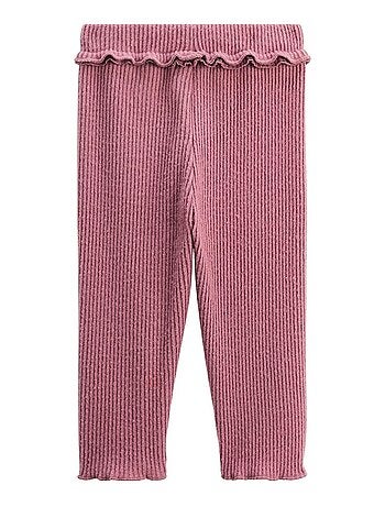 Legging enfant en tricot matcha
