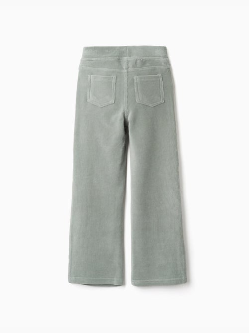 Legging évasé en velours côtelé avec taille élastique - Kiabi Legging évasé en velours côtelé avec taille élastique - Kiabi