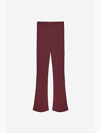 Legging évasé taille haute avec bouton dilvin