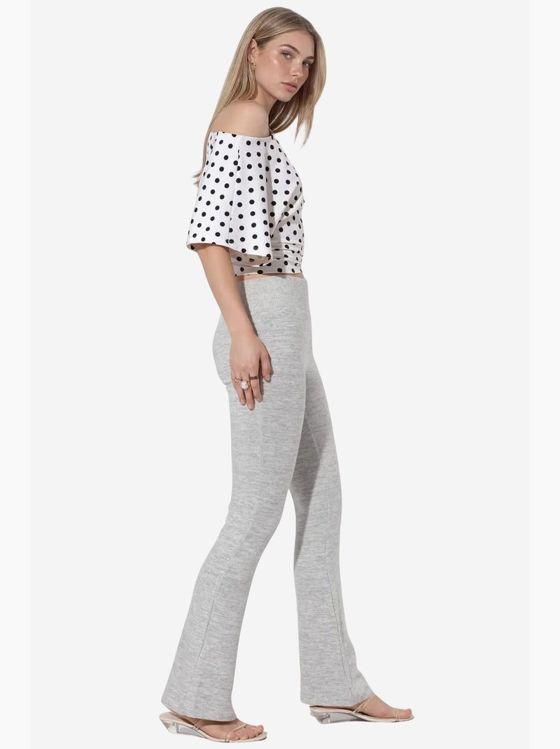 Legging évasé taille haute busem Gris clair - Kiabi
