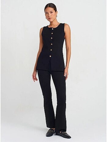 Legging évasé taille haute dilvin