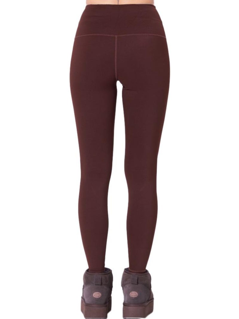 Legging Femme Tommy Hilfiger Marron cappuccino - Kiabi
