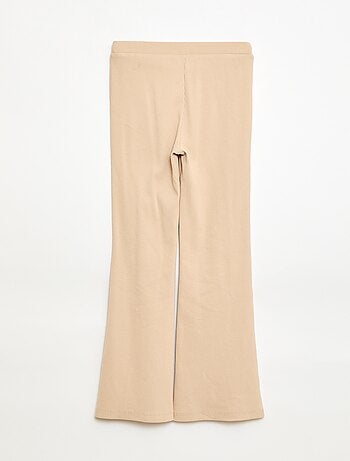 Legging flare côtelé