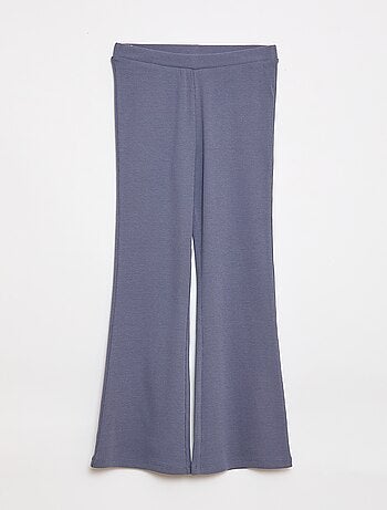 Legging flare côtelé