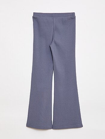 Legging flare côtelé