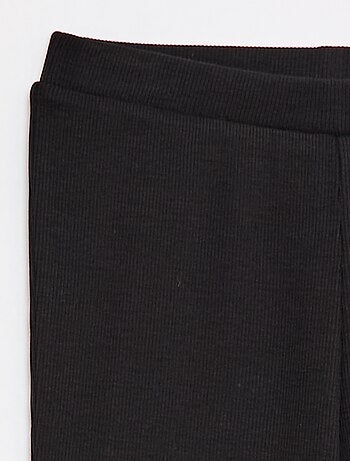 Legging flare côtelé