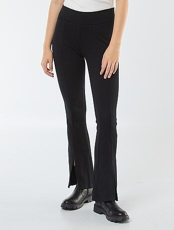 Legging flare en rib