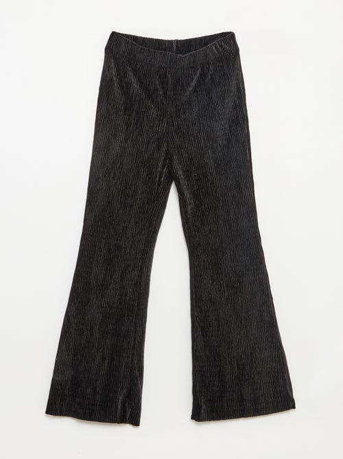 Legging flare fit en texture velours - Kiabi