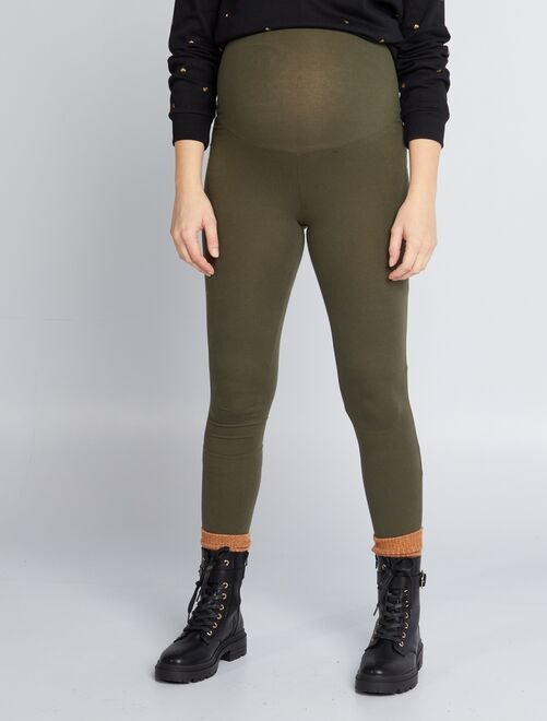 Legging grossesse long en jersey uni - Kiabi