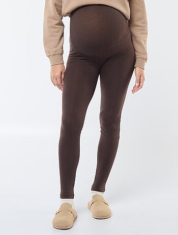 Legging grossesse long en jersey uni