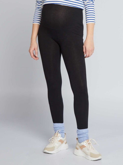 Legging grossesse long en jersey uni - Kiabi