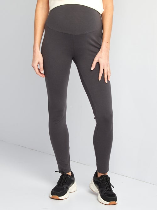 Legging grossesse long en jersey uni - Kiabi