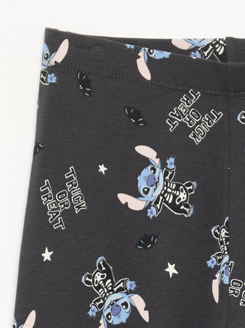 Legging 'Halloween' 'Disney' 'Stitch' Zwart - Kiabi